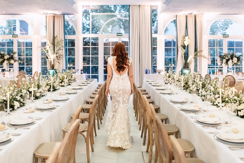 luxury destination wedding south spain table setting elegant imperial style