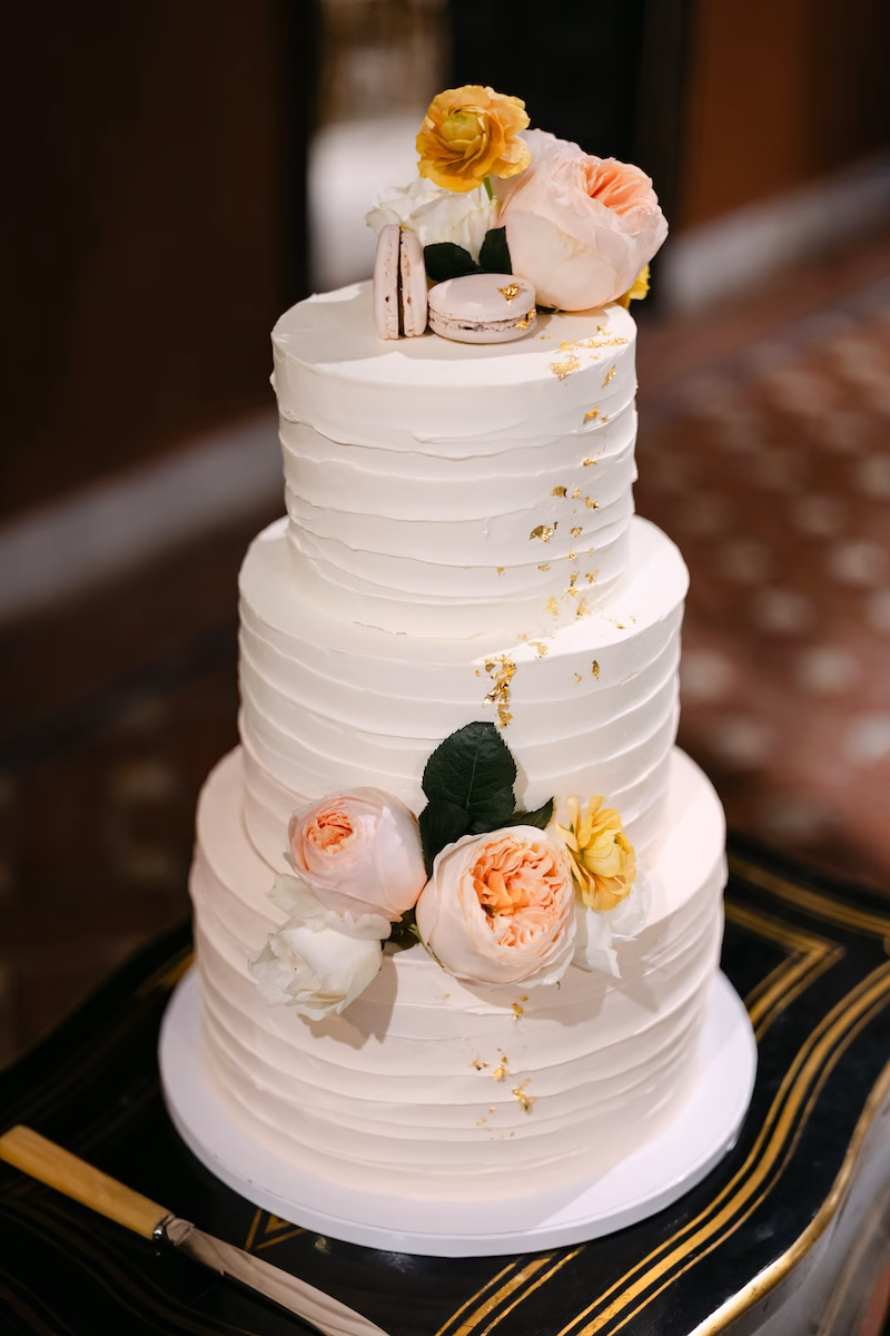elegant wedding cake seville destination wedding.